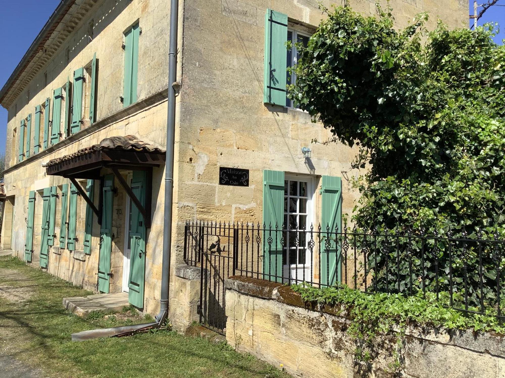 Maison Au Coin, Proche St Emilion Sainte-Terre Bagian luar foto
